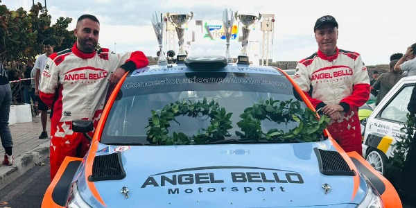 Ángel Bello y Jonay Santana se quedan sin victoria en el Rallysprint de Arico