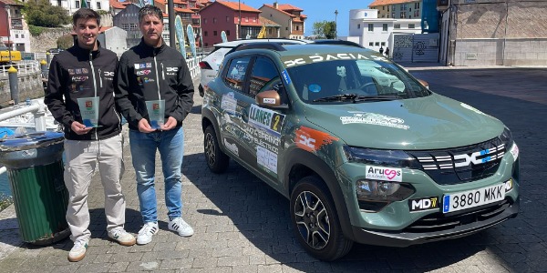 Muy buena actuación de Antonio y Aday Luján en el Eco Rally de Llanes