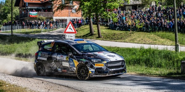 Diego Domínguez y Rogelio Peñate no tuvieron suerte en el Rally de Croacia