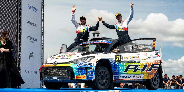 Jan Solans y Rodrigo Sanjuán logran un doble podio en el Rally de Italia Cerdeña