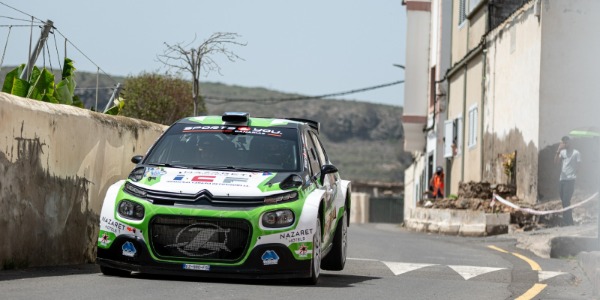Óscar Cabrera y Aitor Cambeiro este fin de semana en el Rallysprint Tomás Viera