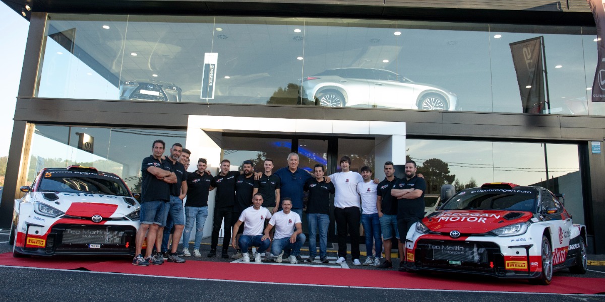 Presentación de los Equipos de RALLY2 de Toyota España en el Grupo Breogán.