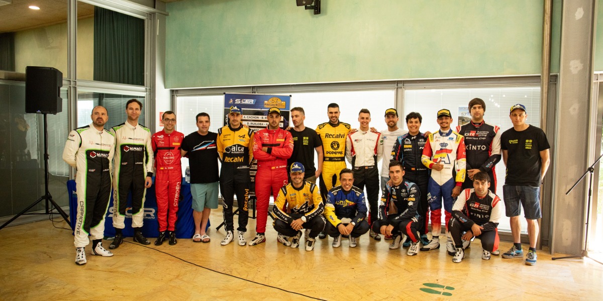 Algunos pilotos en el Rallye Rías Baixas