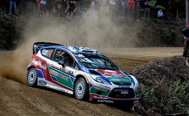 Jari-Matti Latvala en el Rally de Australia