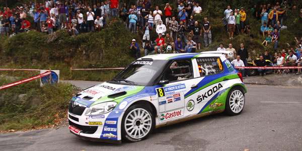 Alberto Hevia, vencedor del Rally Principe de Asturias