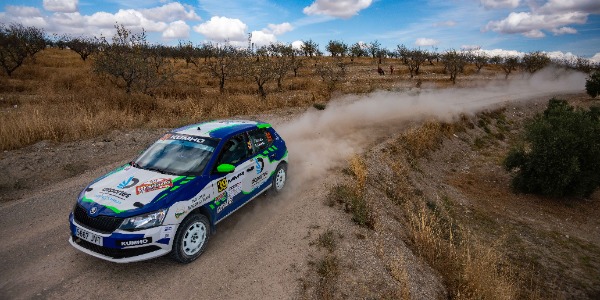 Jonathan Barreto y Ainhoa Cebrián suman experiencia en el Rallye Ciudad de Granada