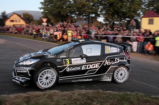 Mikko Hirvonen en el Rally de Francia