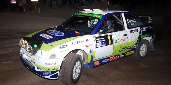 Tato Suarez, líder del Rally de Tierra Gran Canaria