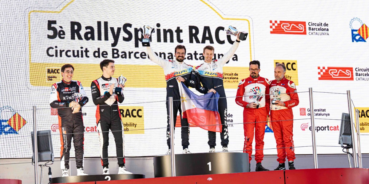 Podio del RallySprint RACC