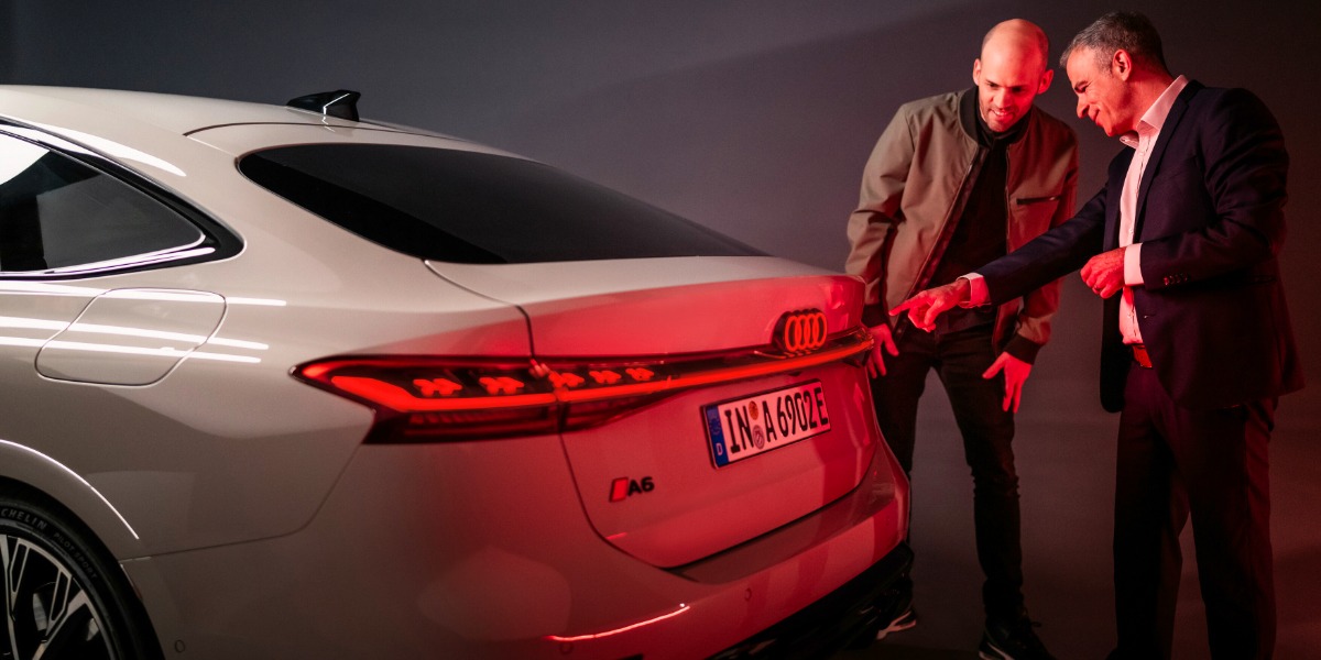 Christoph Häußinger, Stefan Staudacher y el Audi A6 e-tron