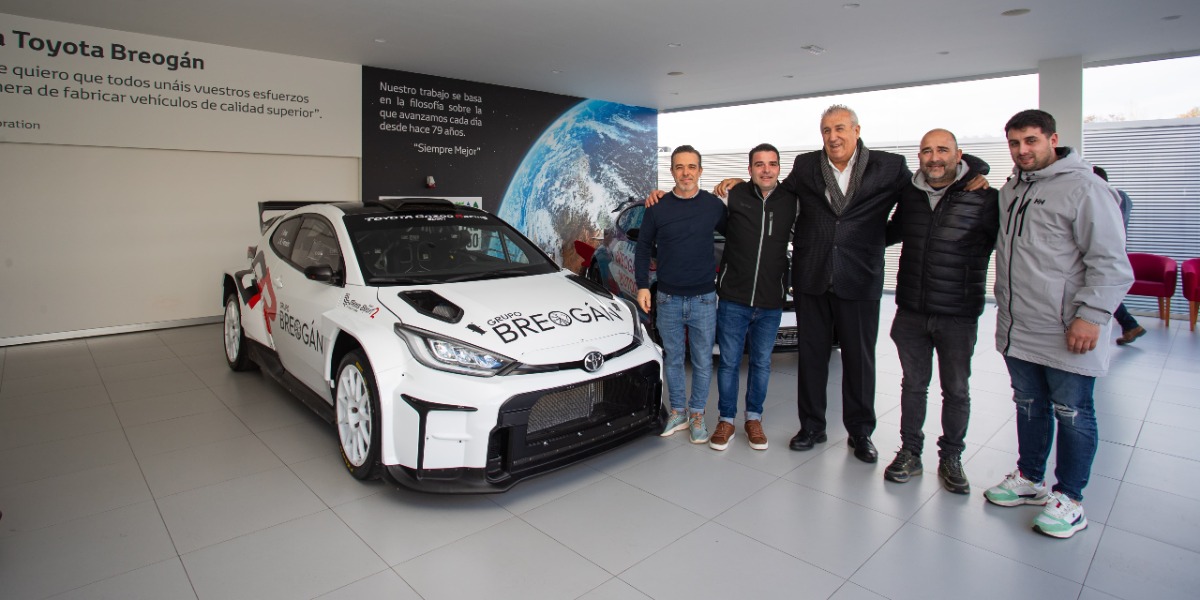 Ares Racing de la mano del Grupo Breogán con un Toyota GR Yaris Rally2