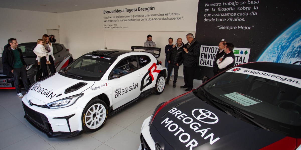 Ares Racing de la mano del Grupo Breogán con un Toyota GR Yaris Rally2