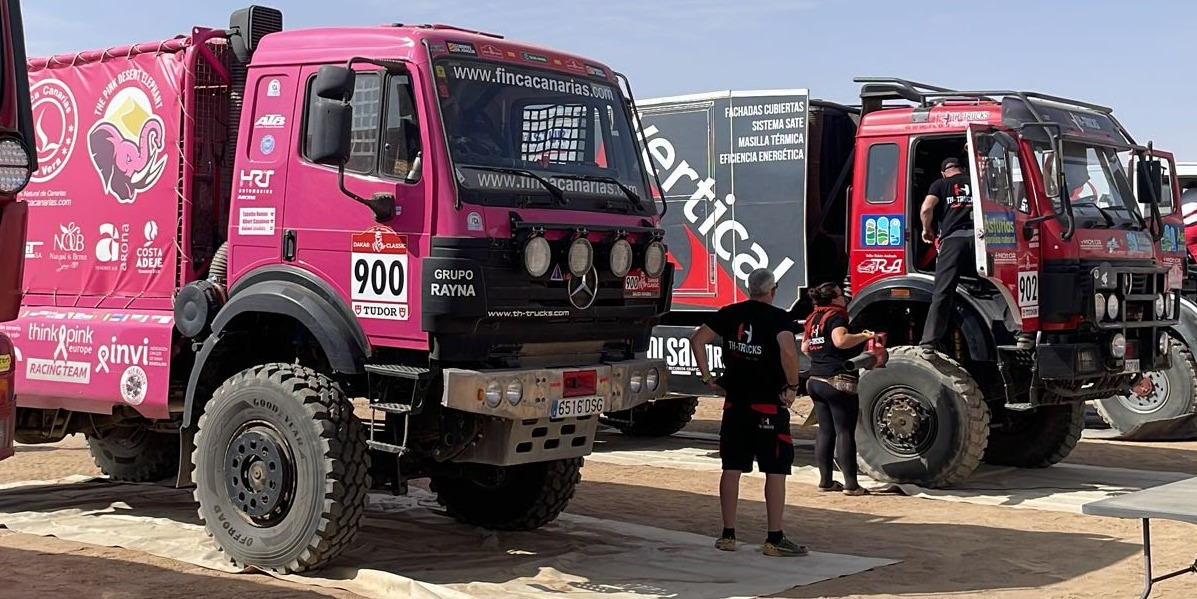 El Elefante Rosa comienza el Dakar liderando su categoría