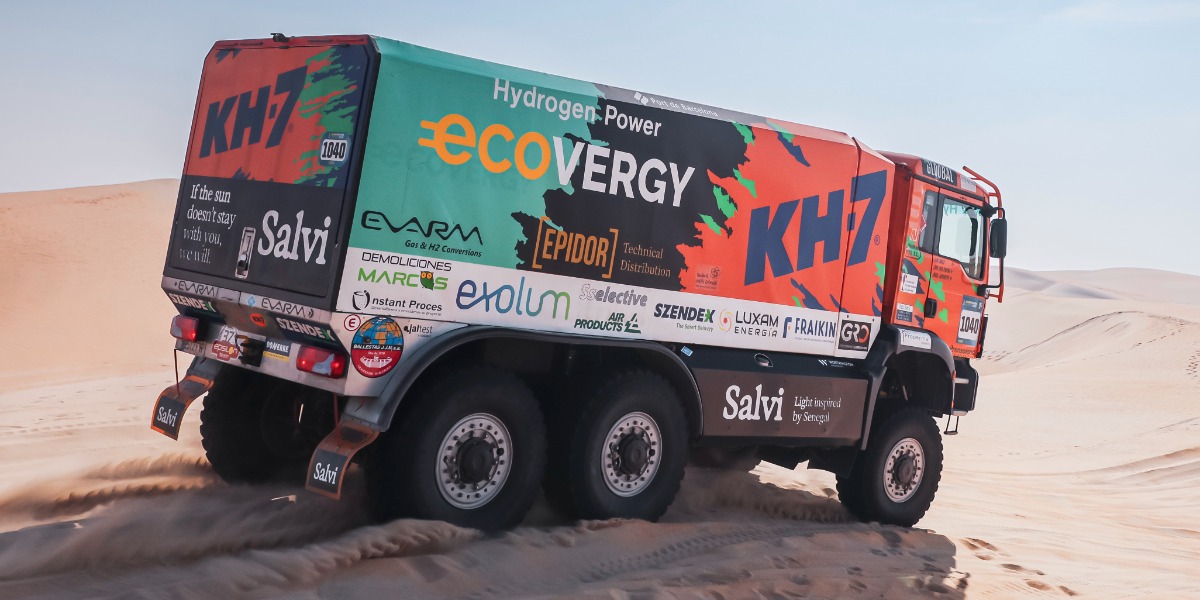 El KH-7 ECOVERGY Team, campeones del Dakar en Mission 1000