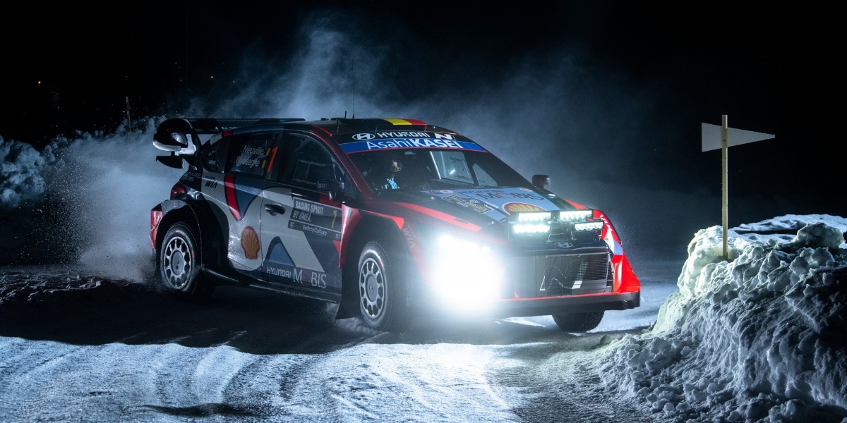 Thierry Neuville en el Rally de Suecia