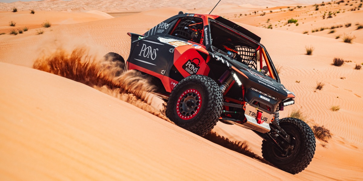 Problemas técnicos para Eduard Pons y Jaume Betriu en el Abu Dhabi Desert Challenge