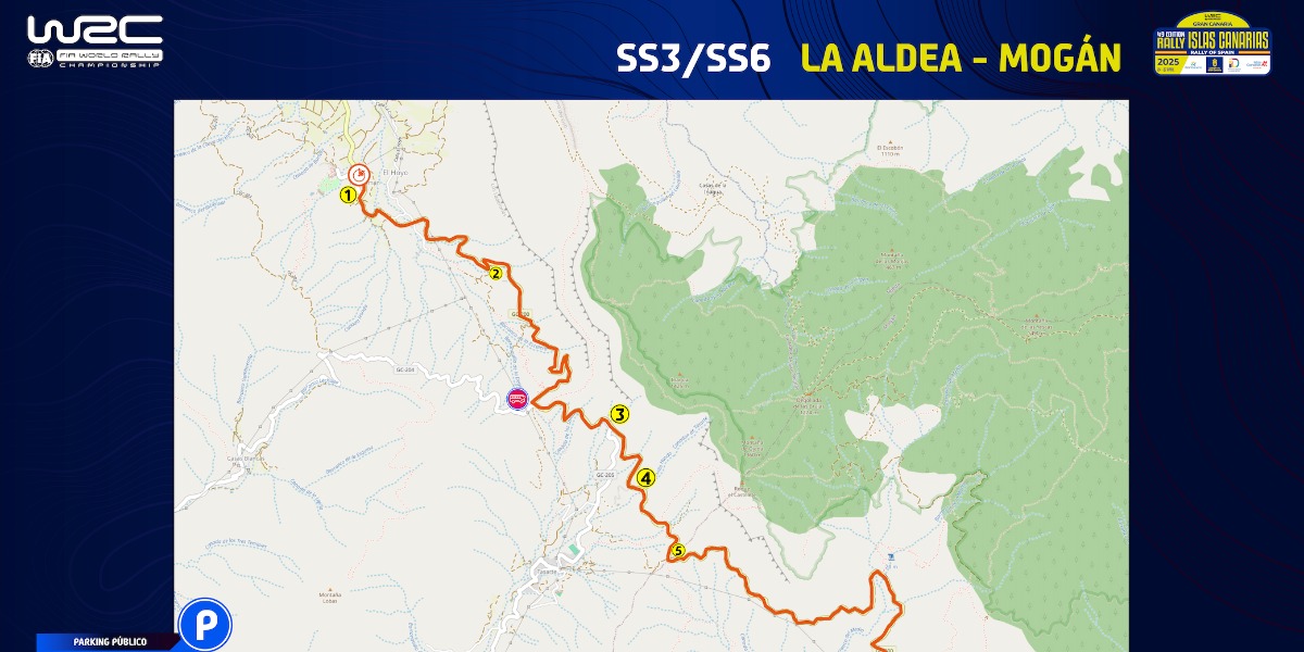 SS3/SS6 La Aldea - Moga´n