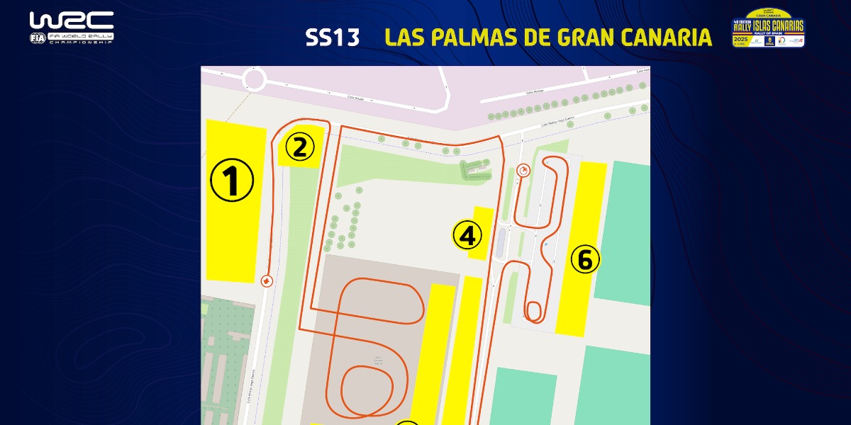 Rally Islas Canarias WRC 2025: habrá tramo espectáculo en el Gran Canaria Arena