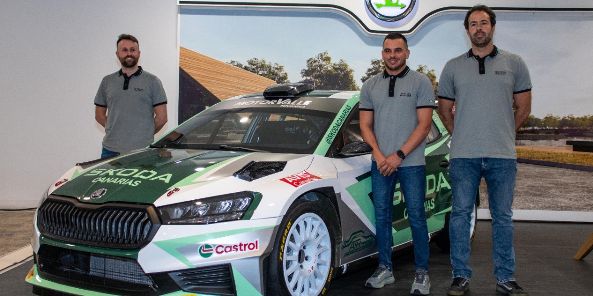 Sergio Fuentes lidera el equipo de Skoda Canarias Motorsport para el CCRA 2025