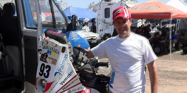 Jorge Gómez listo para tomar parte en su segundo Dakar