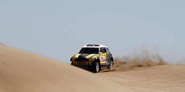 Dakar 2012:  Nani Roma gana la  3º etapa con MINI