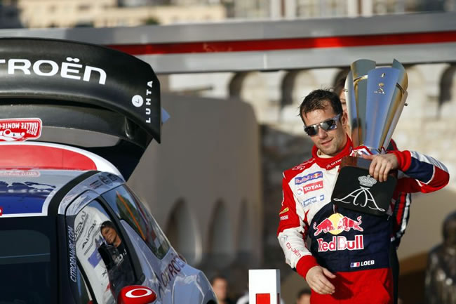 Sebastien Loeb comenzó ganando en el WRC 2012