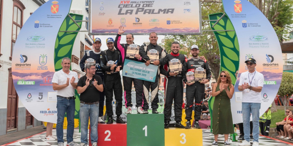Victoria de Iván Armas y Ruperto Ramos en el Rallysprint Cielo de La Palma 2025