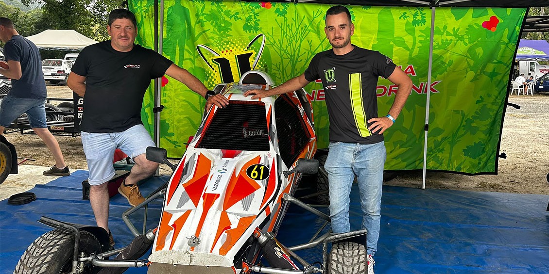 Simón Medina en el 87º Autocross de Arteixo