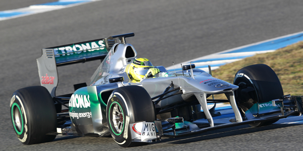 Michael Schumacher lidera en Jerez