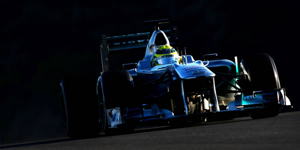 Nico Rosberg consigue ser el más rápido en Jerez