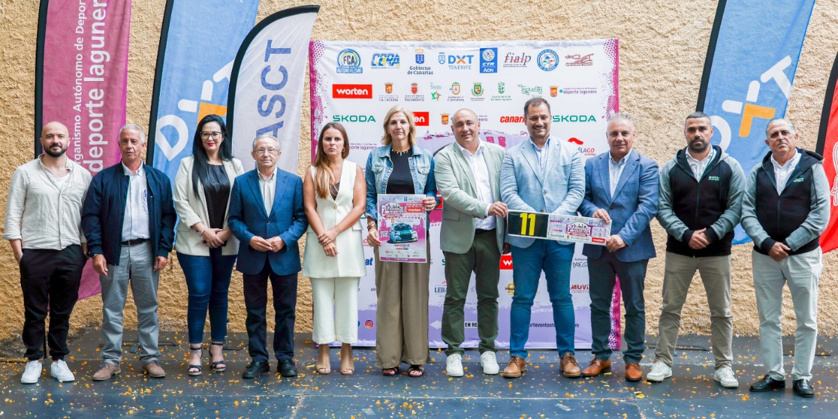 Presentado el 11 Rallye Ciudad de La Laguna - Trofeo  Worten, próxima cita del CCRA