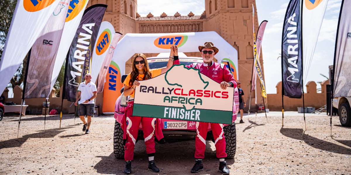 Rafa Lesmes y Tabatha Romon acaban quintos el RallyClassics África 2025