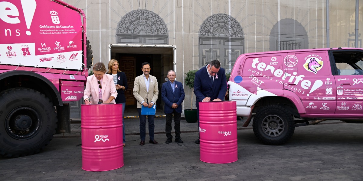 Renovado el acuerdo entre la Consejería de Deportes y el proyecto 'Dakar por la Vida'