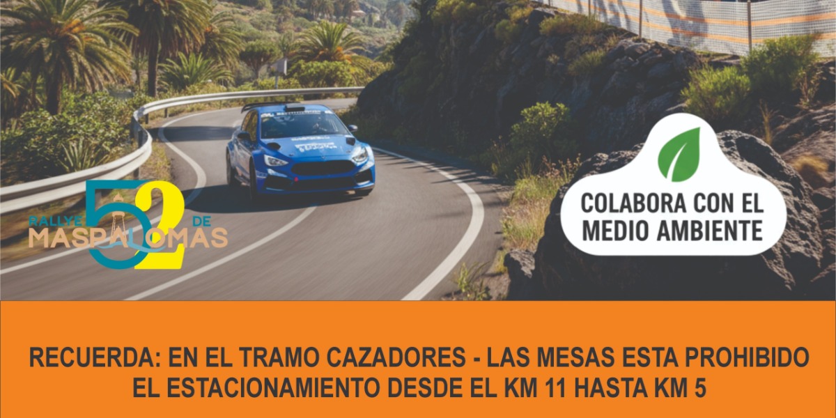 El 52º Rallye de Maspalomas 2025 comprometido con la seguridad