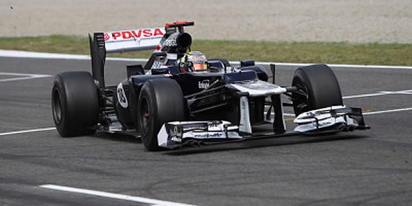 Maldonado en el Gran Premio de España