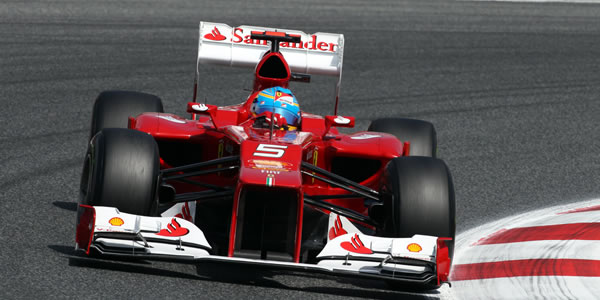 Fernando Alonso en el GP de España