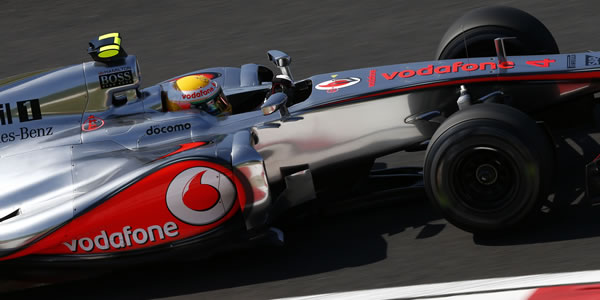 Lewis Hamilton en los libres del GP de Japón