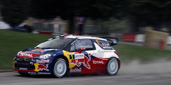 Loeb, líder del Rallye de Francia Alsacia 2012