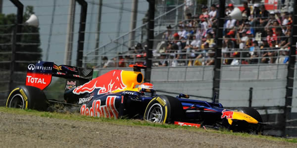 Vettel recorta en Japón la diferencia con Alonso