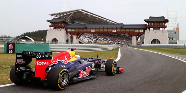 Vettel se pone líder en el GP de Korea