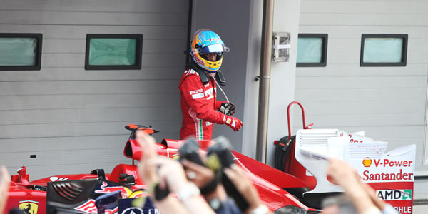Fernando Alonso en el GP de Corea