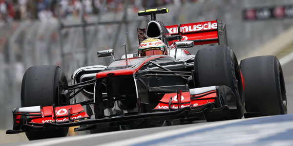 Lewis Hamilton logra la pole en el GP de Brasil 2012