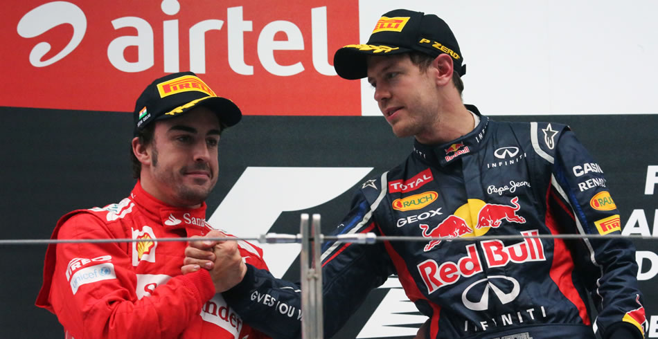 Vettel se proclama Campeón del Mundo con una gran lucha con Fernando Alonso hasta la última carrera