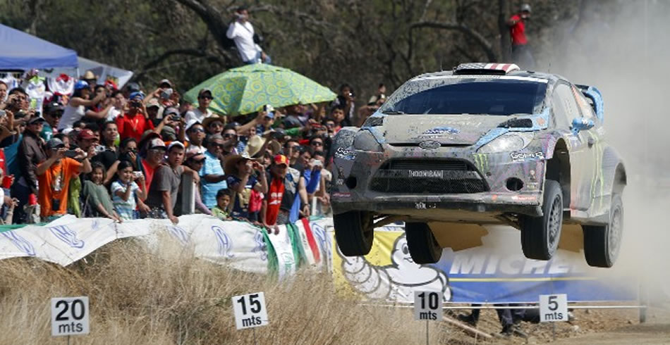 Los saltos en el WRC son habituales