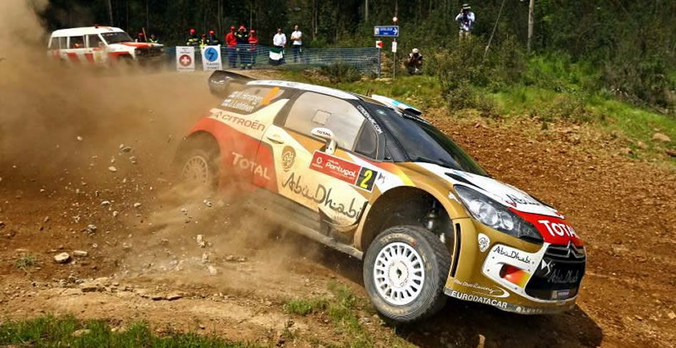 Mikko Hirvonen se coloca tercero en el Rally de Portugal