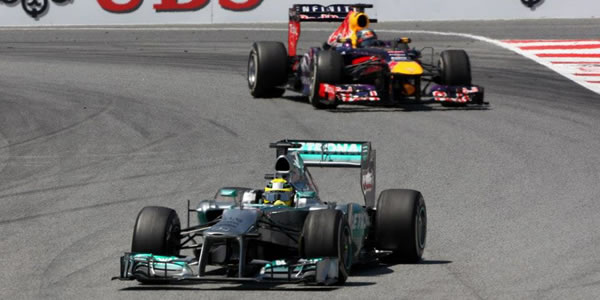 Nico Rosberg en el Gran Premio de España 2013