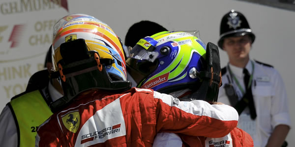 Fernando Alonso y Felipe Massa en el último Gran Premio