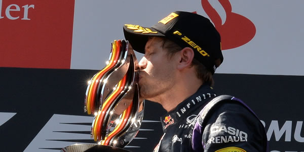 Vettel en el Gran Premio de Alemania 2013