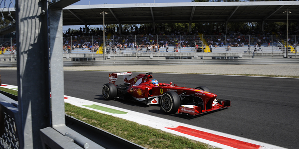 Fernando Alonso en el Gran Premio de Italia