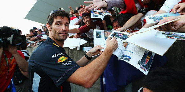 Webber consiguió la pole en el GP de Japón